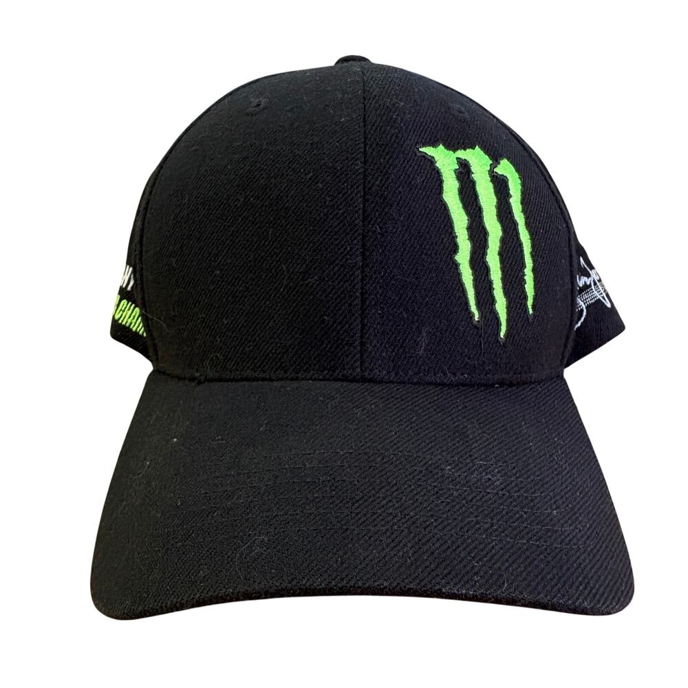Monster Energy Brittany Force Black Adjustable SnapBack Hat Cap NHRA Racing John